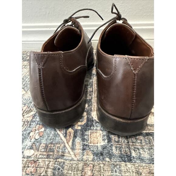 Allen Edmonds Made in USA Montgomery Split Toe Oxford Shoes in Brown Size 11 D - Picture 5 of 7